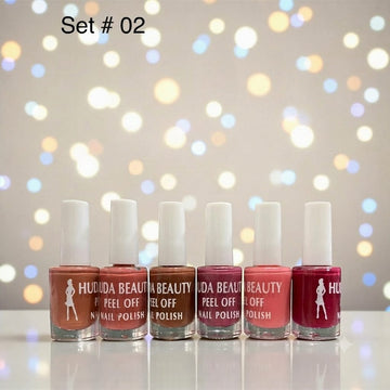 Huda Beauty Peel Off Nail Polish Set Pack of ...