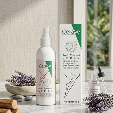 Green CeraVe Hair Removal Spray - Gentle Body... My Store