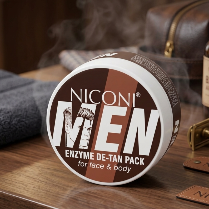 Niconi Men Enzyme De-Tan Pack - Advanced Skin...