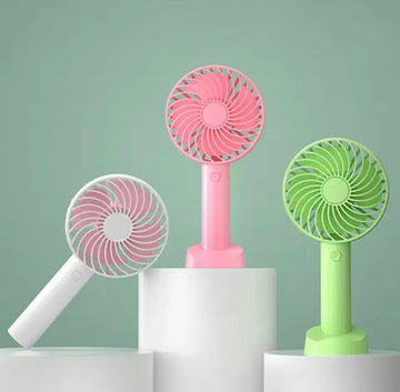 Portable Hand Fan Mini Desktop Cooling Fan Re...