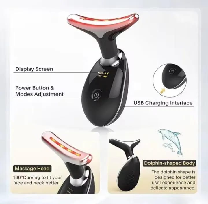 Neck Lifting And Tightening Massager EMS Micr...